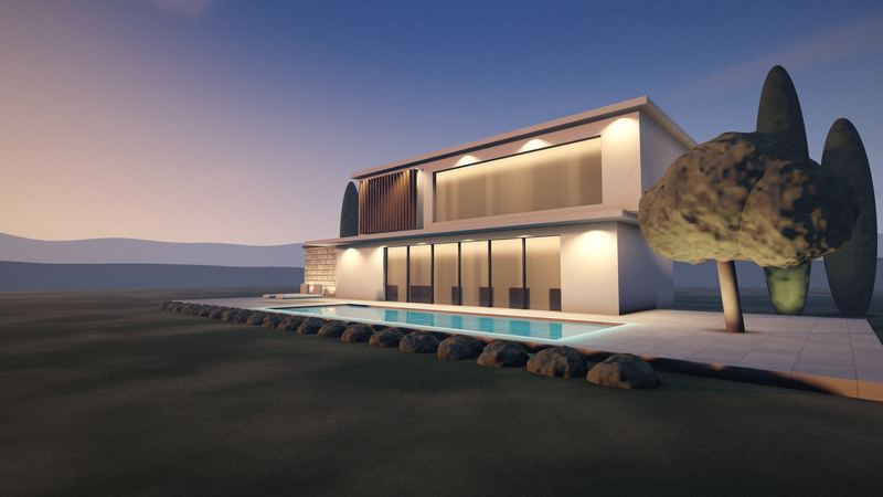 Anahtar teslim tamamlanmış villa, havuz ve bahçe
